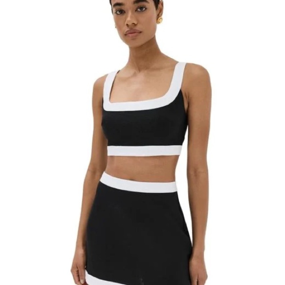 Reformation Black and White Two-Piece Set
